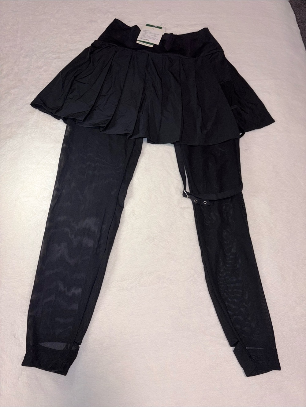 Halara Breezeful Pleated 2-in-1 Mesh Skirt Leggings NWT Size Large Quick Dry - Picture 3 of 13